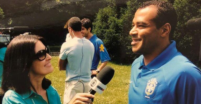 Em momento difícil, Cafu ganha homenagem de Fátima Bernardes: ”Honrou a camisa da seleção”