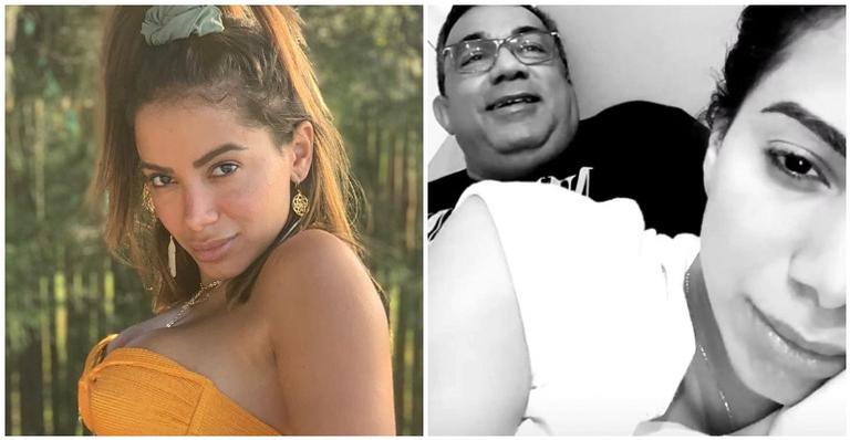Na bad? Anitta posa ao lado do pai e dispara: ”Veio pra arrancar uns sorrisos”
