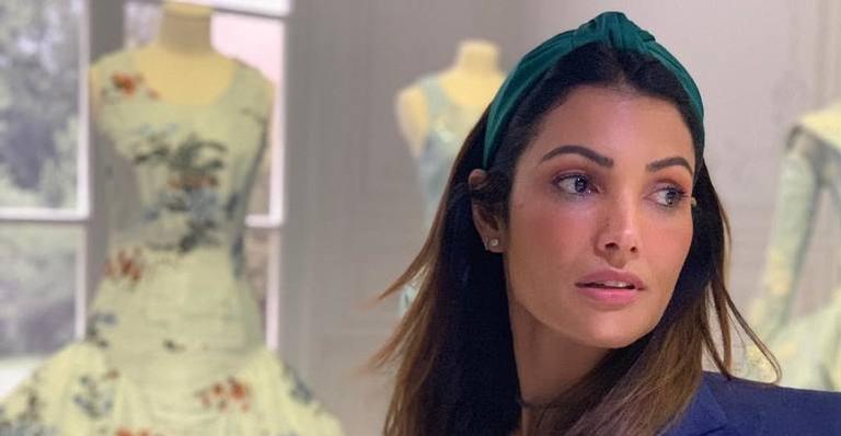 Cheia de estilo, Patrícia Poeta é flagrada caminhando com look deslumbrante de ginástica