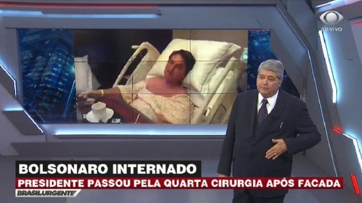 Datena dá bronca em Bolsonaro ao vivo: ”Não dá para ficar quieto um pouquinho?”