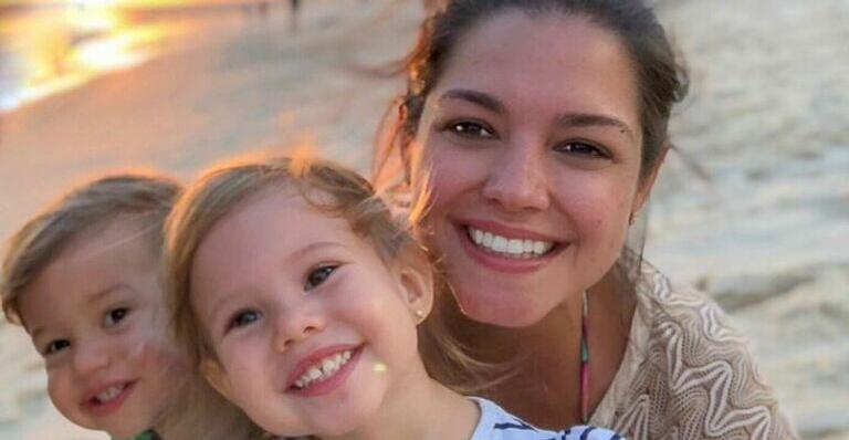 Thais Fersoza explode o fofurômetro ao mostrar Melinda e Teodoro de óculos escuros