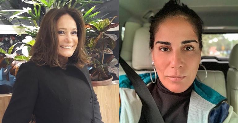 Susana Vieira posa ao lado de Gloria Pires e recebe elogios dos internautas: ”Divas”