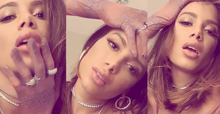 Solteira, Anitta leiloa encontro com ela durante evento: ”Não vai ter truque, vou dar beijo”