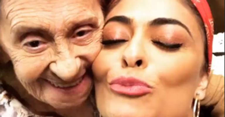 Laura Cardoso começa a gravar A Dona do Pedaço ao lado de Juliana Paes
