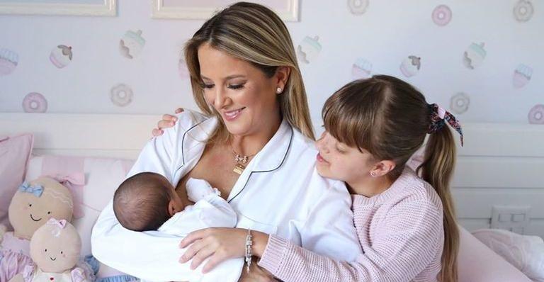Ticiane Pinheiro mostra novo clique das filhas juntinhas e encanta