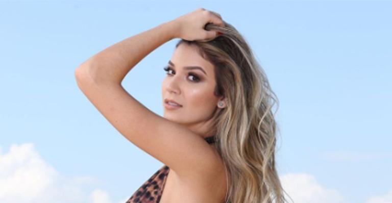 Irmã gata de Luan Santana surge de biquíni fininho e deixa fãs babando