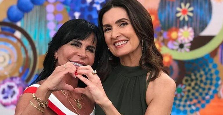 Fátima Bernardes arrasa ao dançar ‘Conga’ ao lado de Gretchen no ‘Encontro’: ”Momento histórico”