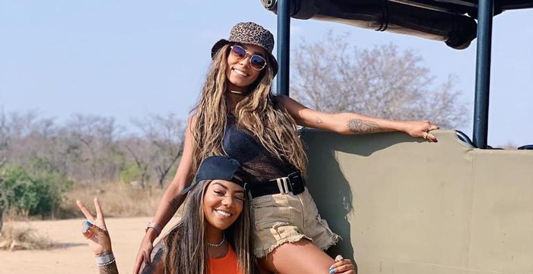Ao lado da namorada Brunna Gonçalves, Ludmilla compartilha registros de sua viagem para Moçambique