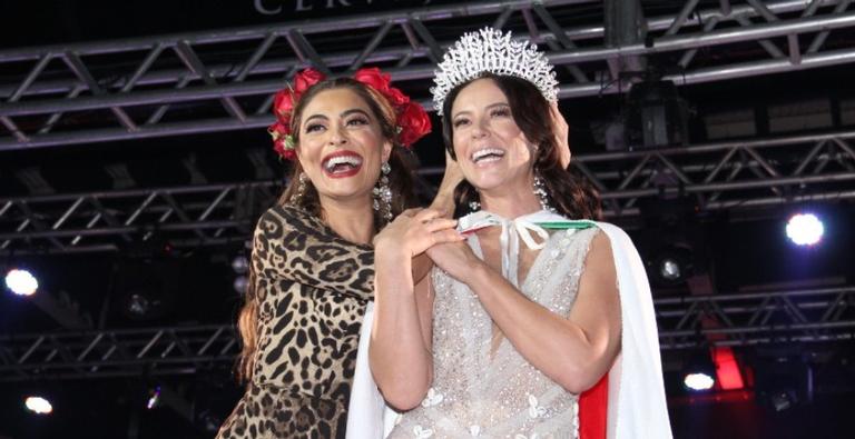 Paolla Oliveira é coroada por Juliana Paes e samba muito na quadra da Grande Rio