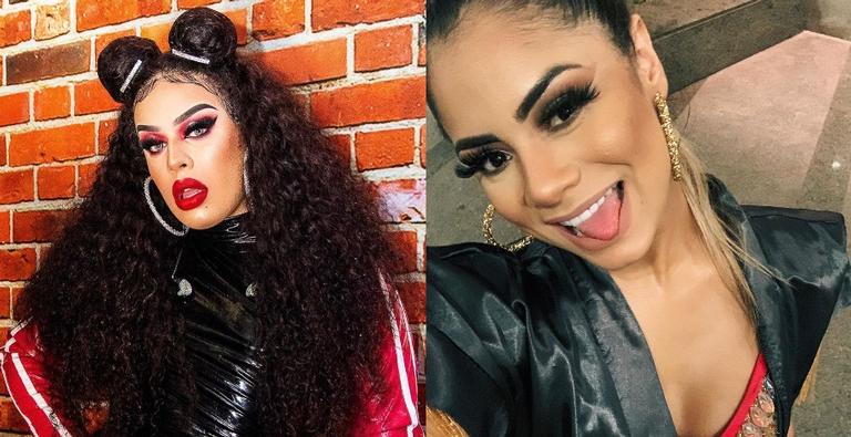 Lexa e Gloria Groove rebolam muito ao som de ‘Chama Ela’ e fãs reagem: ”Que dupla”