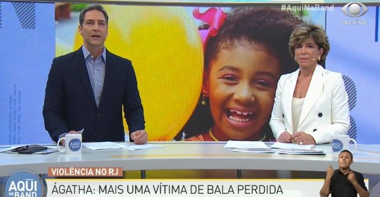 Climão! Poppovic e Lacombe discutem ao vivo no ‘Aqui na Band’ sobre caso da menina Àgatha