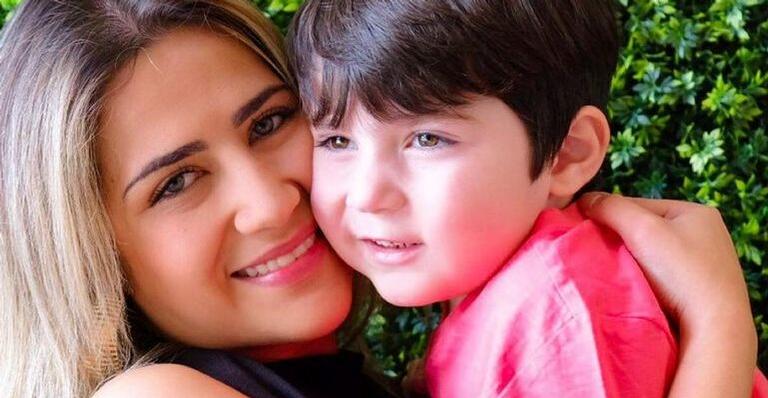 Filha de Leonardo emociona ao relatar problema de saúde seu e do filho Noah, de 3 anos: ”Milagre!”