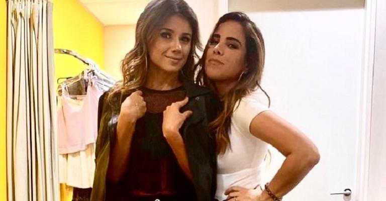 Muito amigas, Paula Fernandes e Wanessa Camargo posam para foto: ”Juntas e Shine it on”