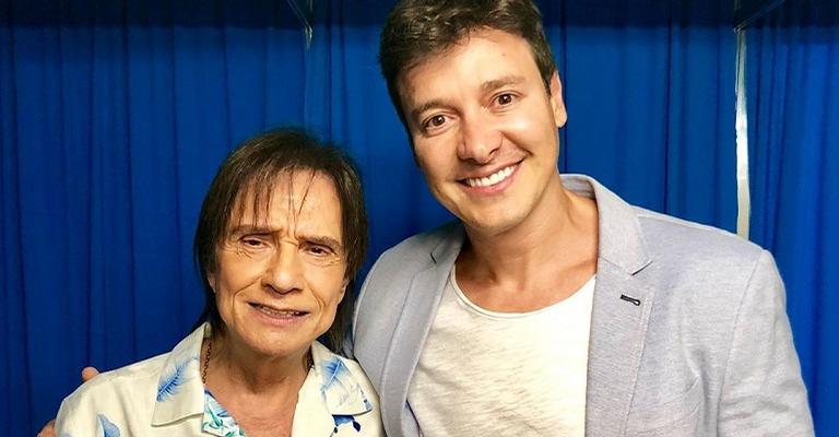 Gente como a gente, Rodrigo Faro tieta Roberto Carlos: ”Sou seu fã pelo que você representa”
