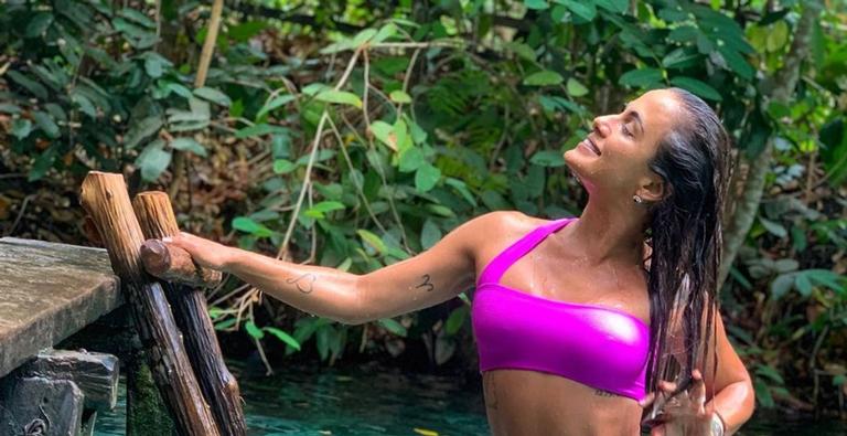 Em viagem ao Tocantins, ex-BBB Carol Peixinho mergulha em águas cristalinas: ”Sem palavras”