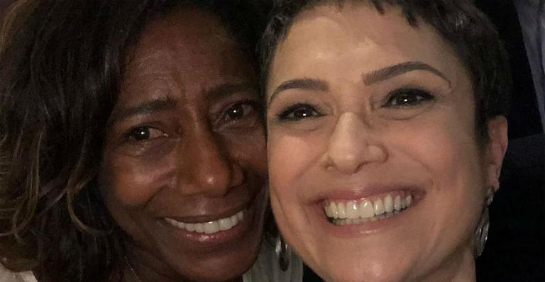 Gloria Maria compartilha foto ao lado de Sandra Annenberg no Globo Repórter: ”Deus nos acuda”