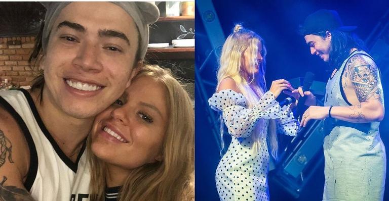 Luísa Sonza interrompe show do Whindersson Nunes para pedi-lo em casamento: ”Meu noivo de novo”