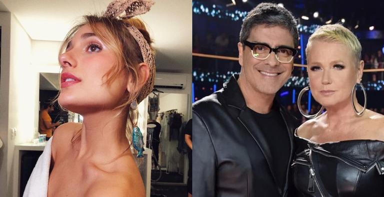 Xuxa, Junno Andrade e Sasha Meneghel encaram metrô lotado em Nova York