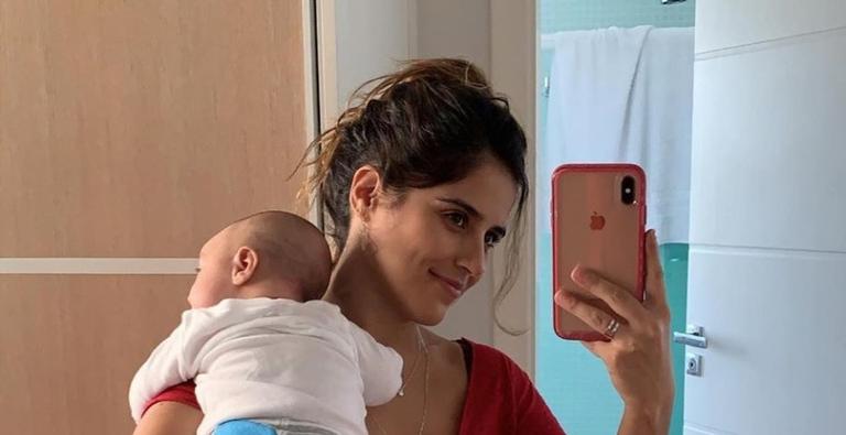 Camilla Camargo posta registro amamentando e desabafa sobre horários cansativos