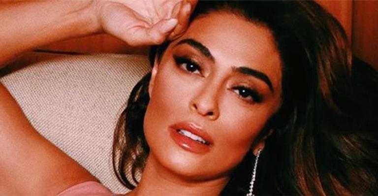 Juliana Paes sensualiza com vestido ousado e esquenta o clima na web