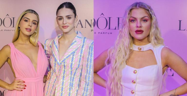 Giovanna Lancelloti, Isabelle Drumond e Luísa Sonza roubam a cena em evento de beleza