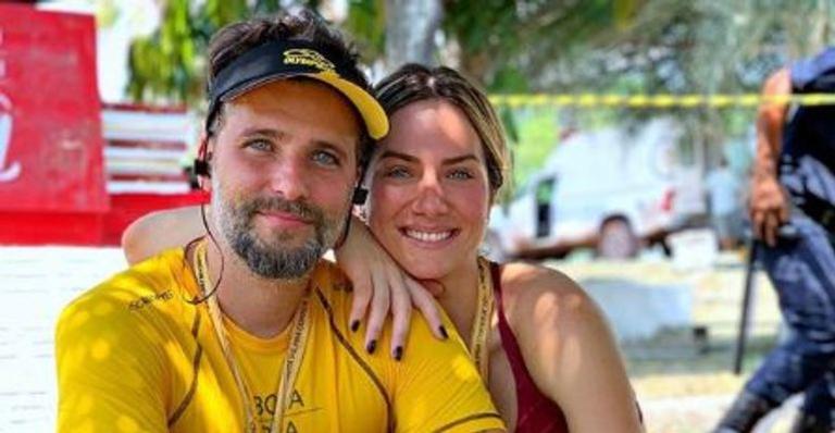 Bruno Gagliasso exibe clique agarradinho com Giovanna Ewbank no Rock in Rio