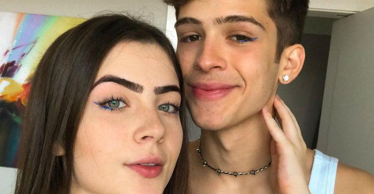 Jade Picon e João Guilherme curtem juntos dia de metal no Rock in Rio