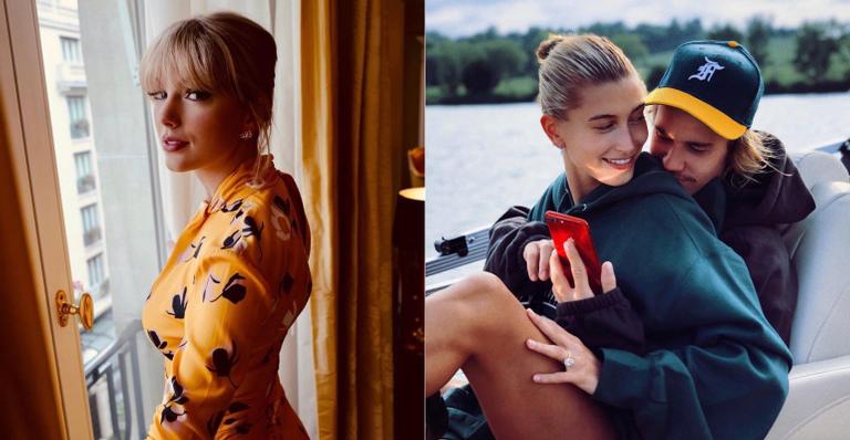Justin e Hailey Bieber zombam de vídeo em que Taylor Swift aparece grogue em pós-cirúrgico