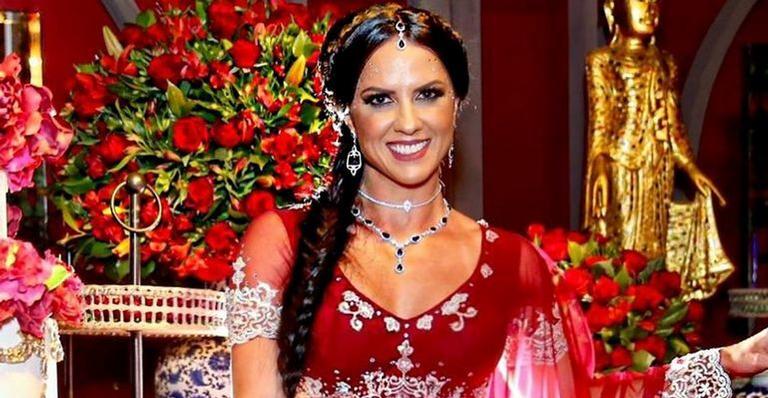 Graciele Lacerda relembra fotos de sua festa de aniversário à fantasia