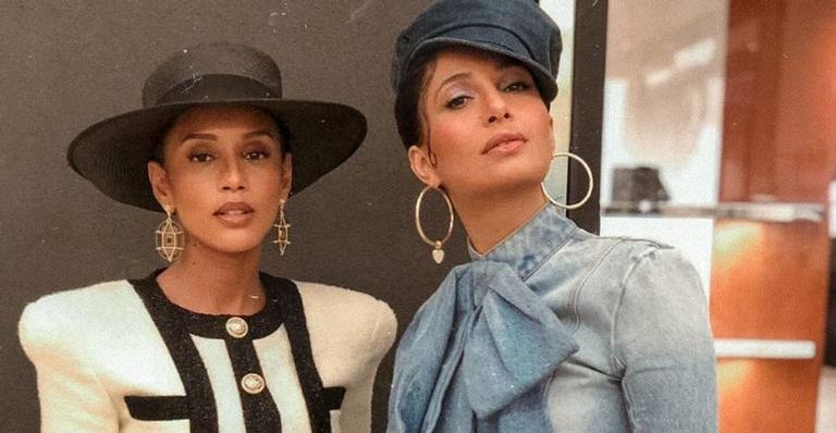 Camila Pitanga radicaliza o visual e recebe elogio da amiga Taís Araújo: ”Linda”