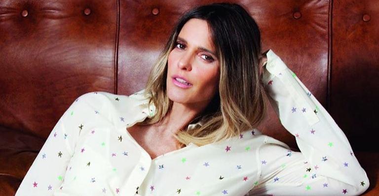 Fernanda Lima volta a ostentar o barrigão de oito meses: ”Vem, Maria!”