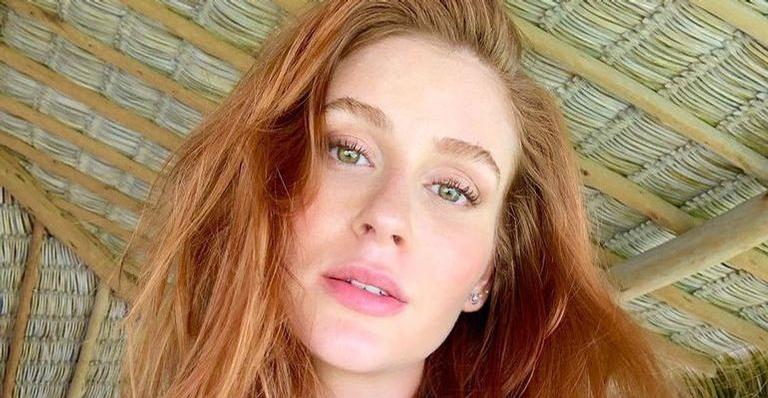 Sensual demais, Marina Ruy Barbosa surge de biquíni em clique ousado