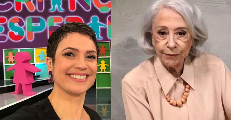 Sandra Annenberg faz homenagem para Fernanda Montenegro: ”Talento no sangue”