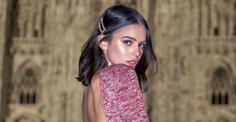 Ao lado de Gio Ewbank e Marina Moschen, Bruna Marquezine relembra momentos do Rock in Rio 2019