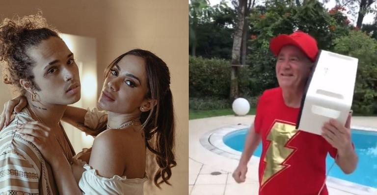 Renato Aragão dança nova música de Anitta e Vitão, e cantor se diz emocionado