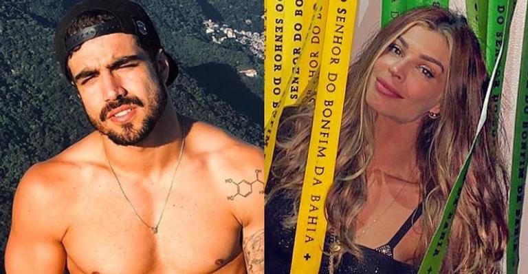 Caio Castro e Grazi Massafera fazem trilha juntinhos no Rio de Janeiro e aumentam rumores de romance