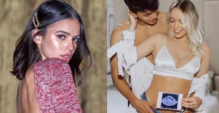Bruna Marquezine chora de emoção após descobrir gravidez de Tata Estaniecki