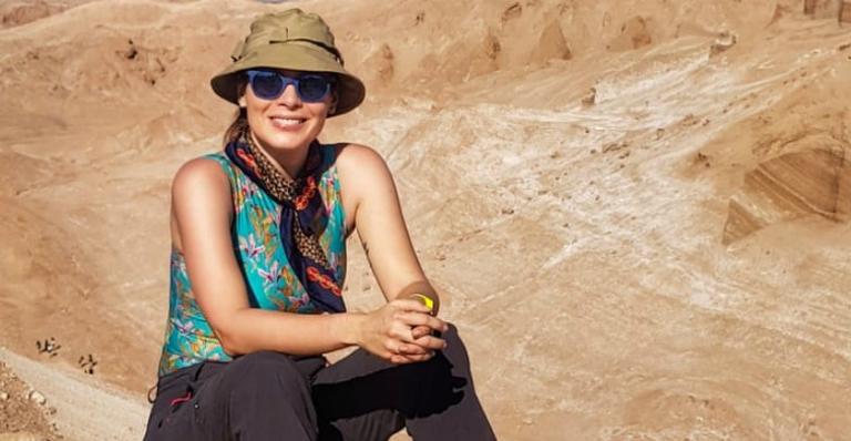 De férias do Bem Estar, Michelle Loreto viaja para o deserto de Atacama