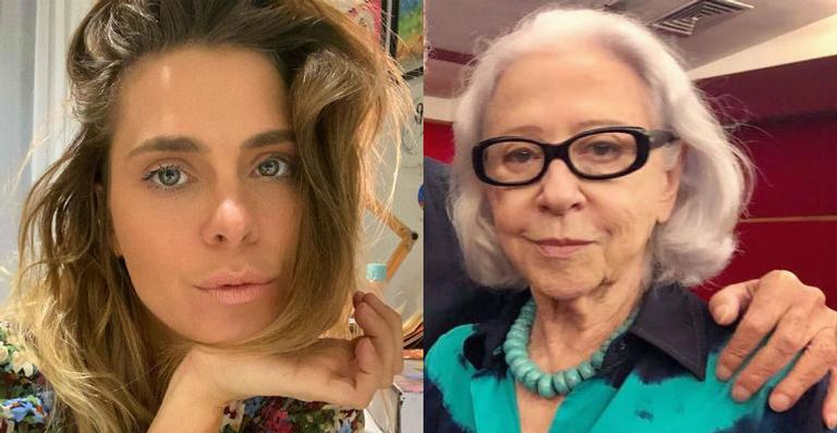 Carolina Dieckmann compartilha homenagem para Fernanda Montenegro: ”Agradeço sua existência”