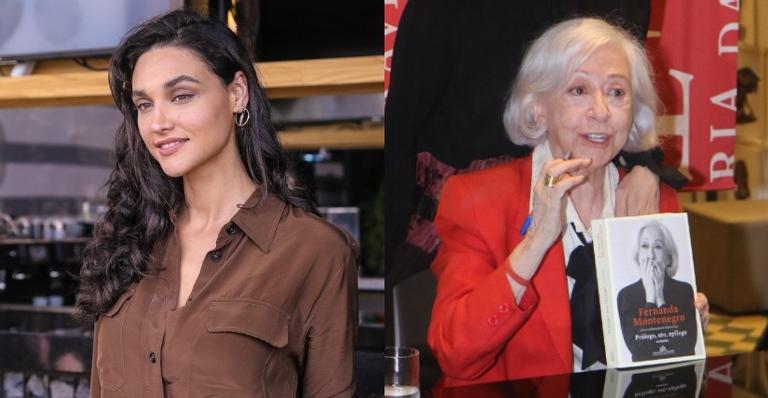 Débora Nascimento encanta ao homenagear Fernanda Montenegro: ”Mestra”