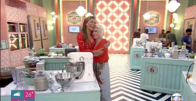 Juliana Paes revela receita do bolo mágico de Maria da Paz para Ana Maria Braga