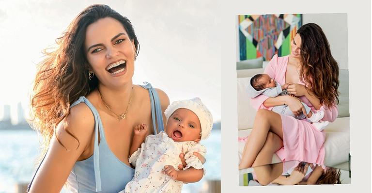 A mãe Barbara Fialho