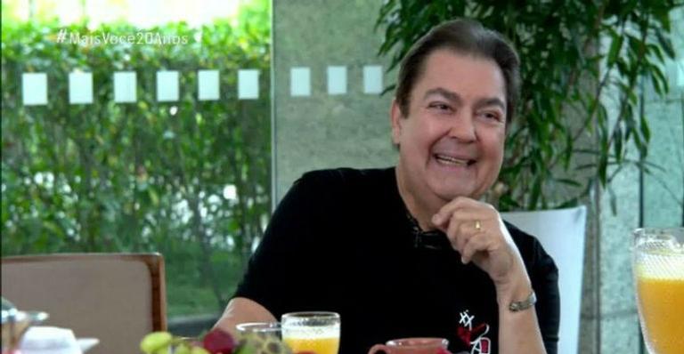 Fausto Silva surpreende ao dar conselho amoroso para Ana Maria Braga no ”Mais Você”
