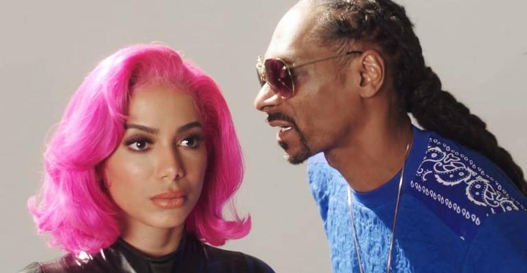 Anitta faz homenagem de aniversário para o rapper Snoop Dogg: ”Ser humano lendário”