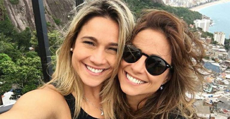 Fernanda Gentil surge suada pós-treino com a mulher: ”Tá pago com amor”