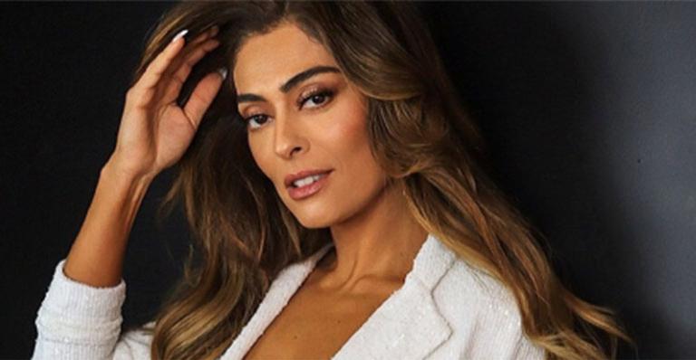 No Projac, Juliana Paes ostenta bolsa grifada de mais de R$ 10 mil