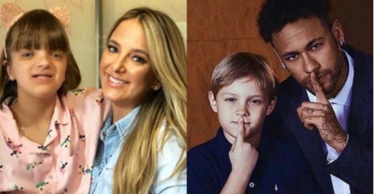 Ticiane Pinheiro compartilha clique de Rafa Justus e filho de Neymar Jr.