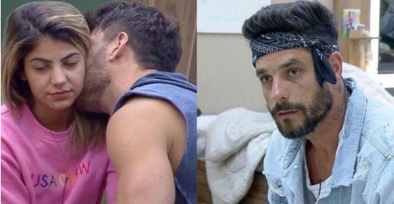 A Fazenda: Diego aconselha Lucas a perdoar Hariany: ”Quem ama volta”
