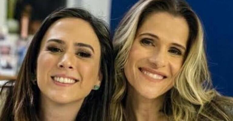 Filha de Tatá Werneck recebe visita de Ingrid Guimarães na maternidade: ”Menina sem nome”