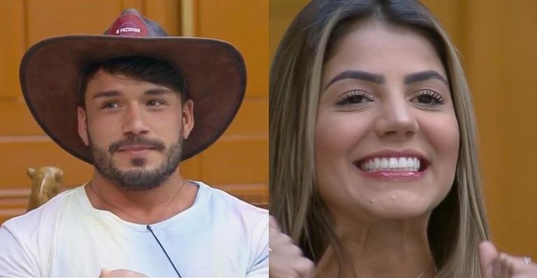 A Fazenda: Lucas Viana e Hariany Almeida reatam o namoro